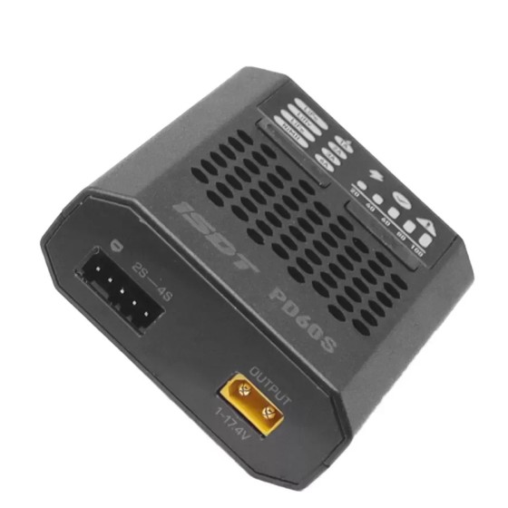 Wholesale ISDT PD60 60W 6A Battery Balance Charger Type C Input for 2-4S Battery for RC Drone